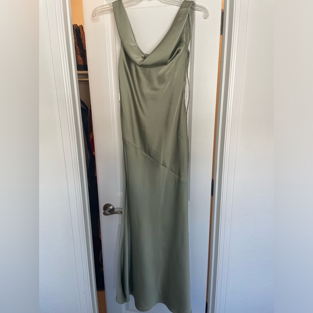 Azazie Sage Green Women's Dress